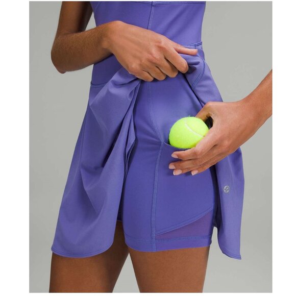 Lululemon Court Crush Dress / Size 4 / Charged Indigo Run Tennis Everlux Purple - Picture 4 of 14